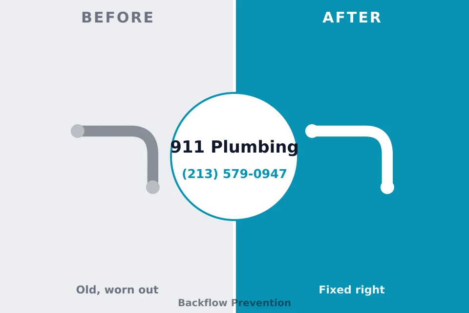 Before and after: plumbing company Gas City, IN